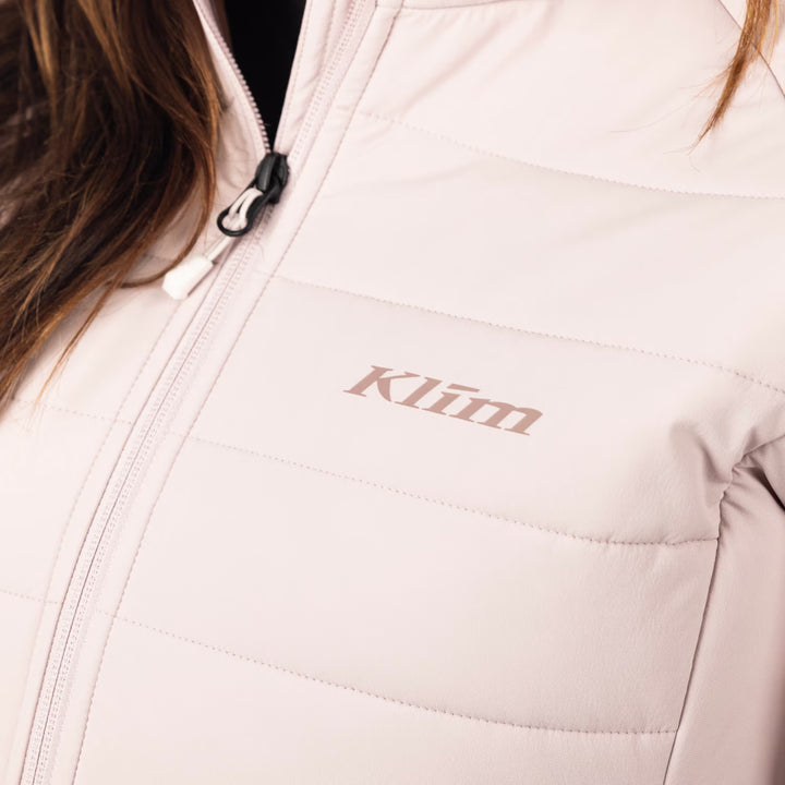 KLIM WAVERLY STRETCH INSULATED HOODED JACKET - BURNISHED LILAC