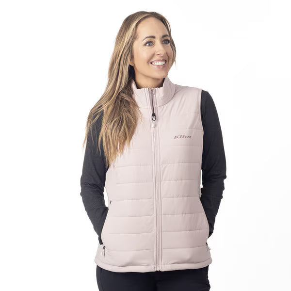KLIM WAVERLY STRETCH INSULATED VEST - BURNISHED LILAC