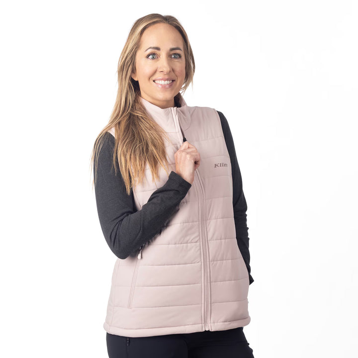 KLIM WAVERLY STRETCH INSULATED VEST - BURNISHED LILAC