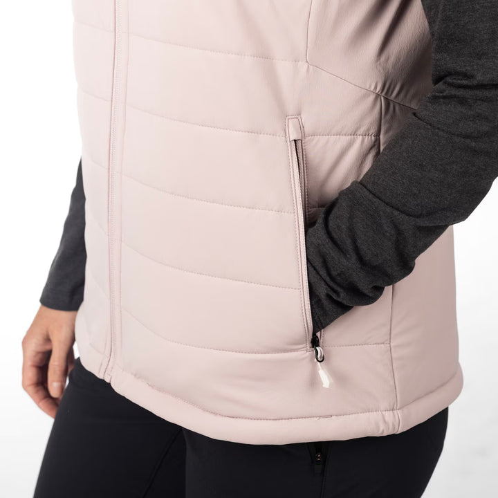 KLIM WAVERLY STRETCH INSULATED VEST - BURNISHED LILAC