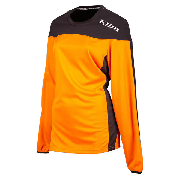 KLIM REBELLE JERSEY - EMBER ORANGE - BLACK