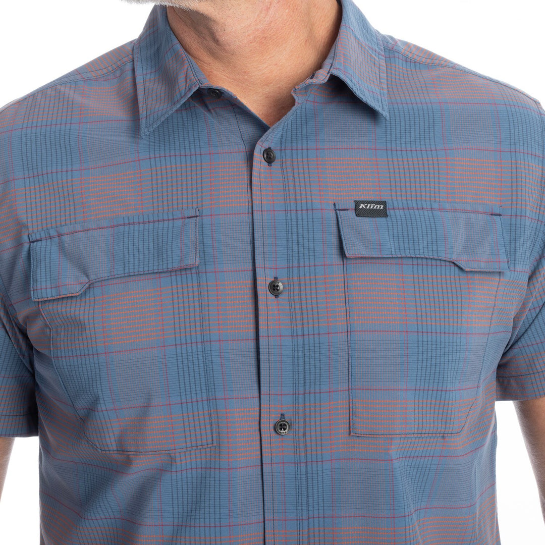 KLIM TAGGART STRETCH SHIRT - BLUE FUSION - DRESS BLUES