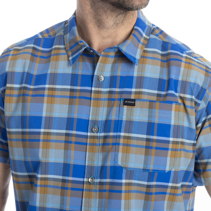 KLIM PANTOLL STRETCH SHIRT - DRESS BLUES - BLUE DANUBE
