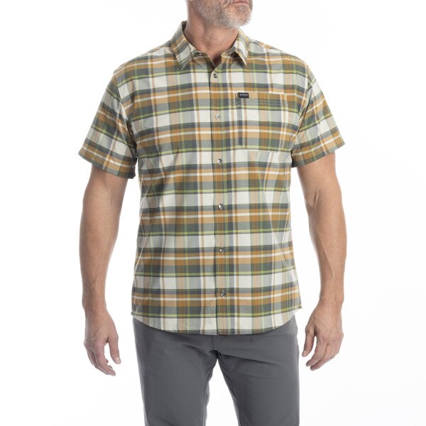 KLIM PANTOLL STRETCH SHIRT - MOONSTRUCK - BRONZE GREEN
