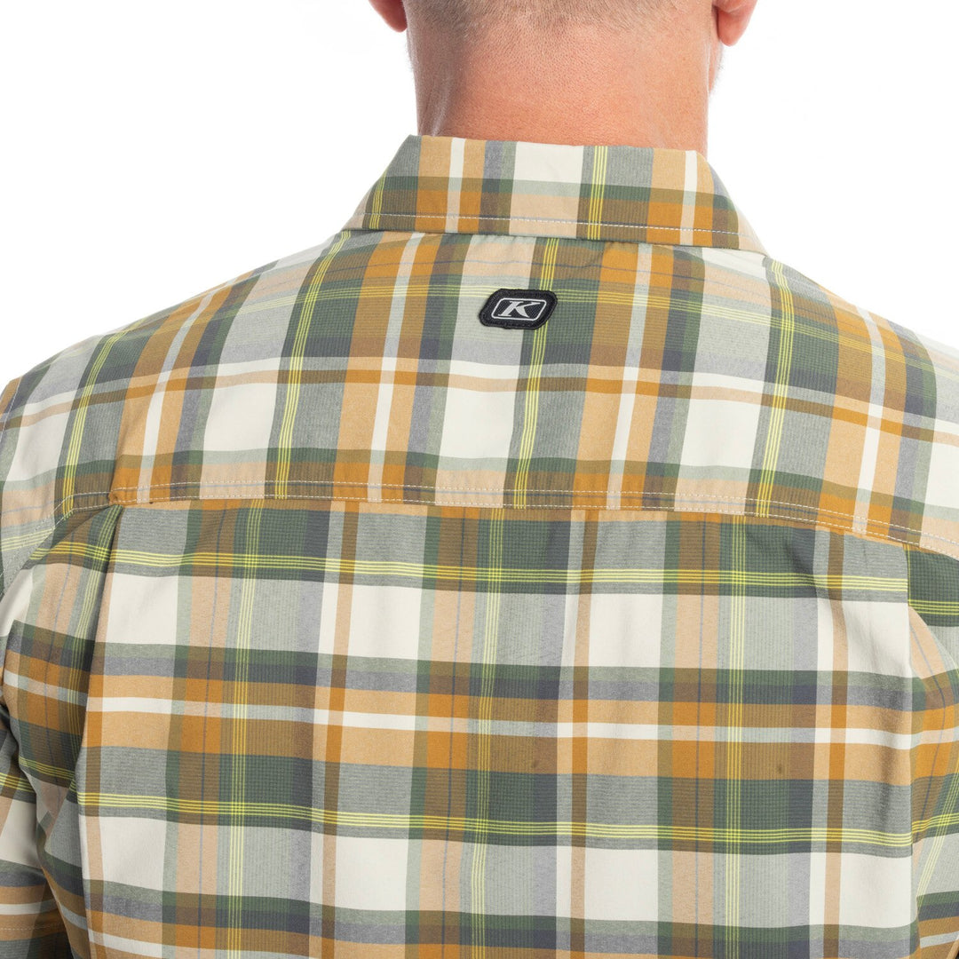 KLIM PANTOLL STRETCH SHIRT - MOONSTRUCK - BRONZE GREEN