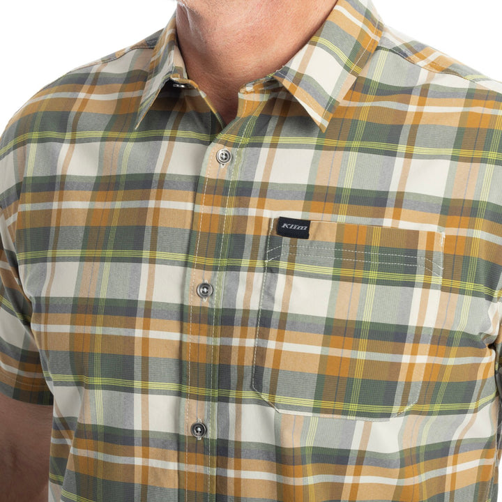 KLIM PANTOLL STRETCH SHIRT - MOONSTRUCK - BRONZE GREEN