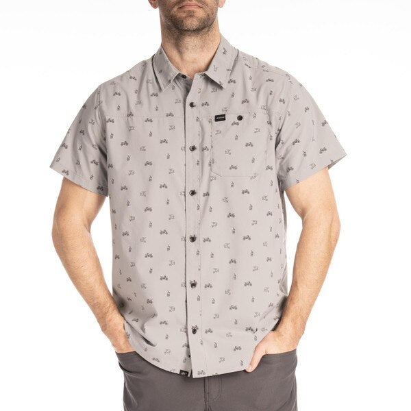 KLIM RAMBLER STRETCH SHIRT - MONUMENT