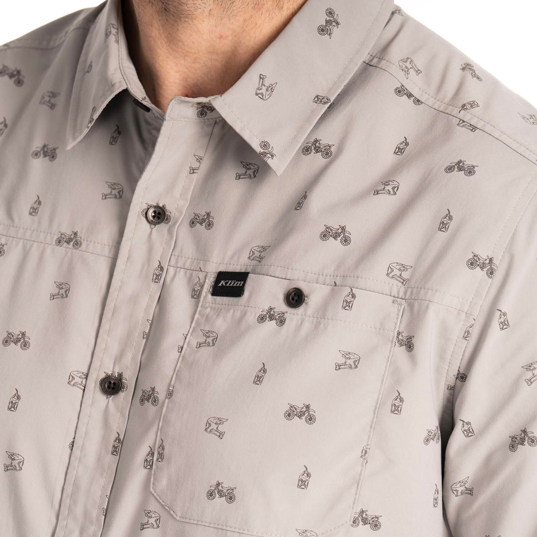 KLIM RAMBLER STRETCH SHIRT - MONUMENT