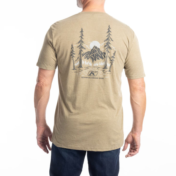 KLIM HAWLEY TRI-BLEND TEE - COYOTE BROWN HEATHER - HIGH-RISE