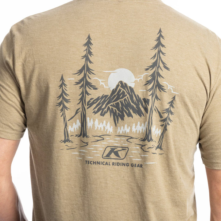 KLIM HAWLEY TRI-BLEND TEE - COYOTE BROWN HEATHER - HIGH-RISE
