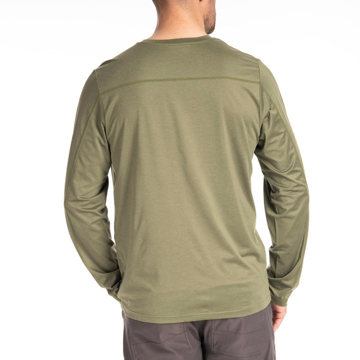 KLIM STATIC PEAK LONG SLEEVE SHIRT - BRONZE GREEN