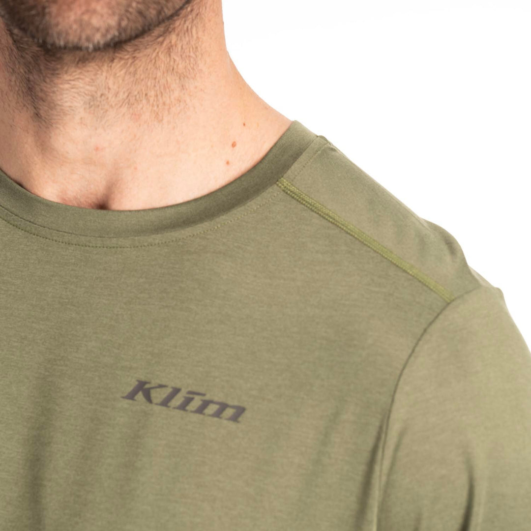 KLIM STATIC PEAK LONG SLEEVE SHIRT - BRONZE GREEN