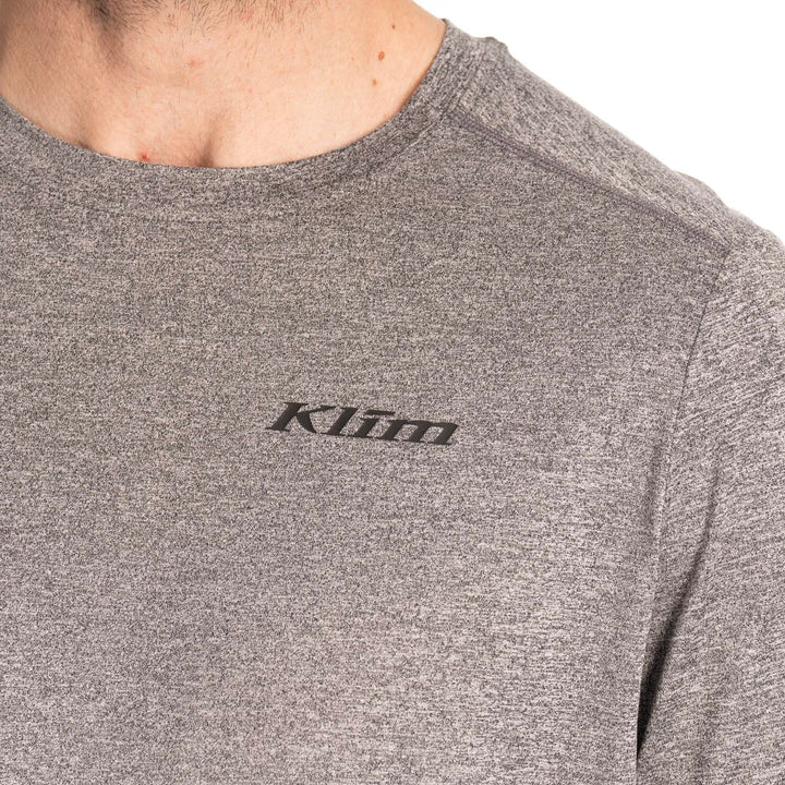 KLIM STATIC PEAK LONG SLEEVE SHIRT - HEATHERED GRAY