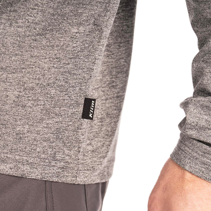 KLIM STATIC PEAK LONG SLEEVE SHIRT - HEATHERED GRAY
