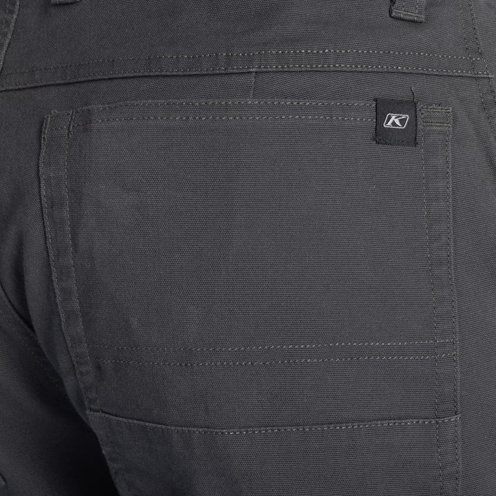 KLIM UTILITY STRETCH CANVAS PANT - ASPHALT