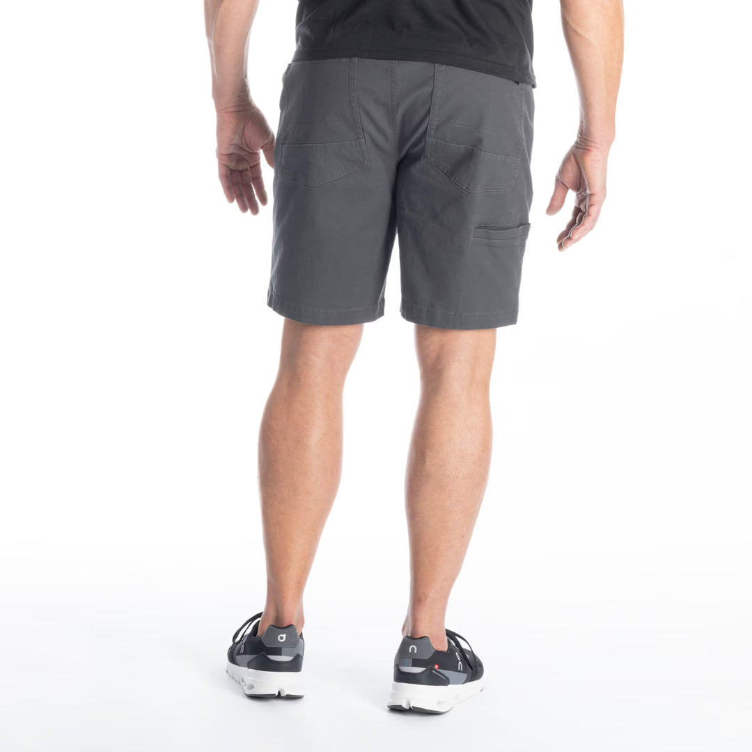 KLIM UTILITY STRETCH CANVAS SHORT - ASPHALT