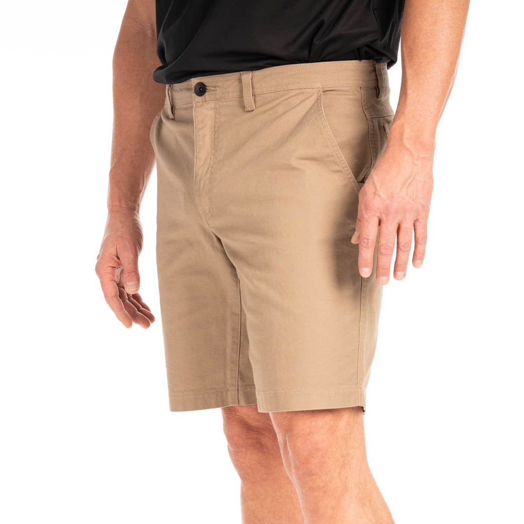 KLIM UTILITY STRETCH CANVAS SHORT - LEAD GRAY