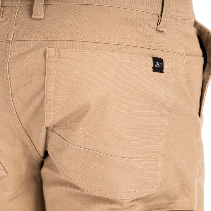 KLIM UTILITY STRETCH CANVAS SHORT - LEAD GRAY