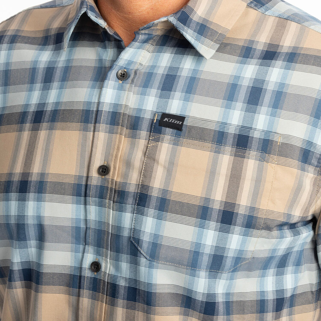 KLIM NERO STRETCH SHIRT - MONTANA TAN - DRESS BLUES
