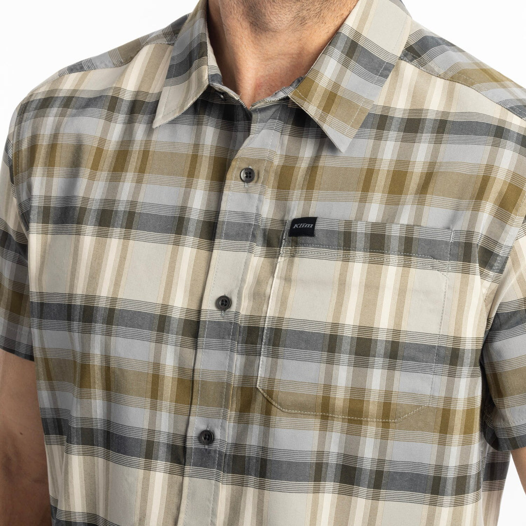 KLIM NERO STRETCH SHIRT - MONUMENT - DARK OLIVE