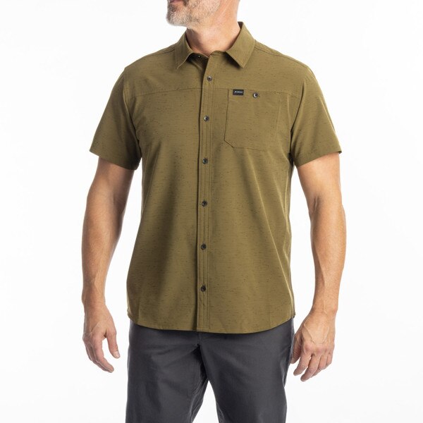 KLIM COLTER BAY STRETCH SHIRT - DARK OLIVE
