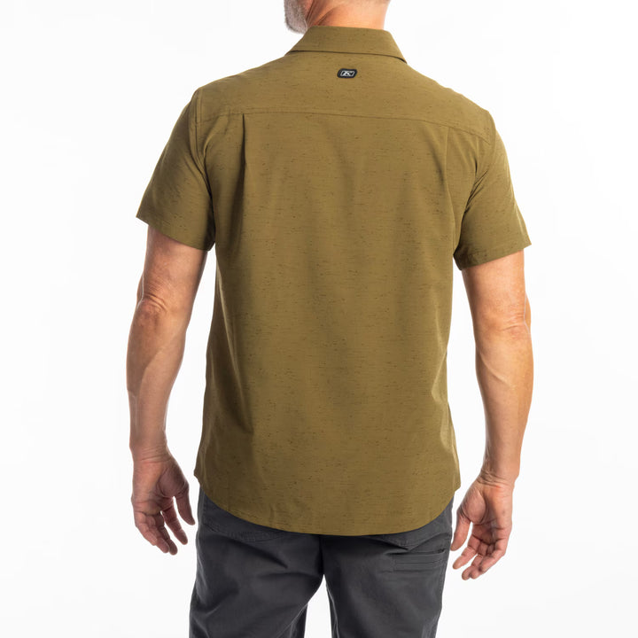 KLIM COLTER BAY STRETCH SHIRT - DARK OLIVE