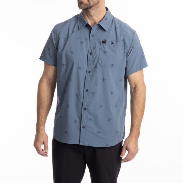 KLIM PETROL STRETCH SHIRT -BLUE FUSION
