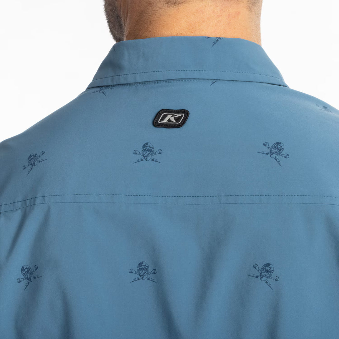 KLIM PETROL STRETCH SHIRT -BLUE FUSION