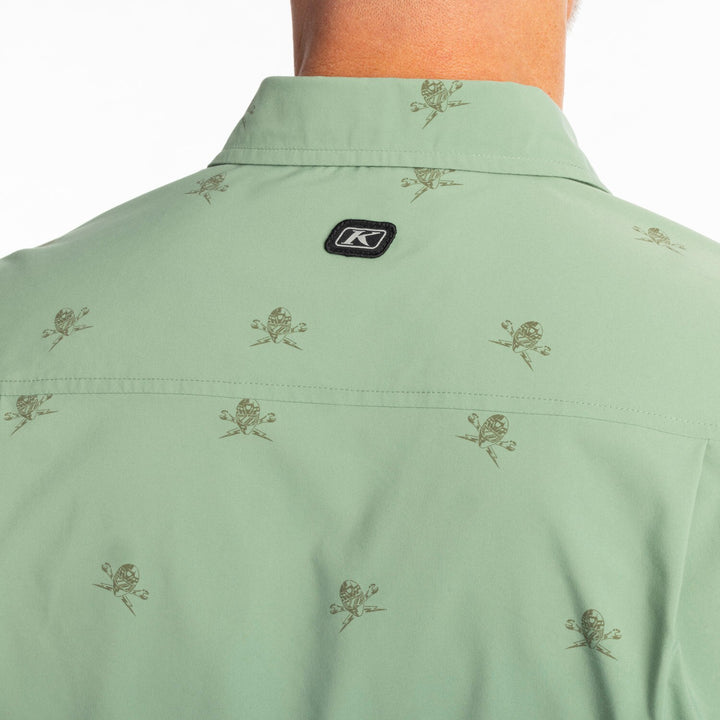 KLIM PETROL STRETCH SHIRT - HEDGE GREEN