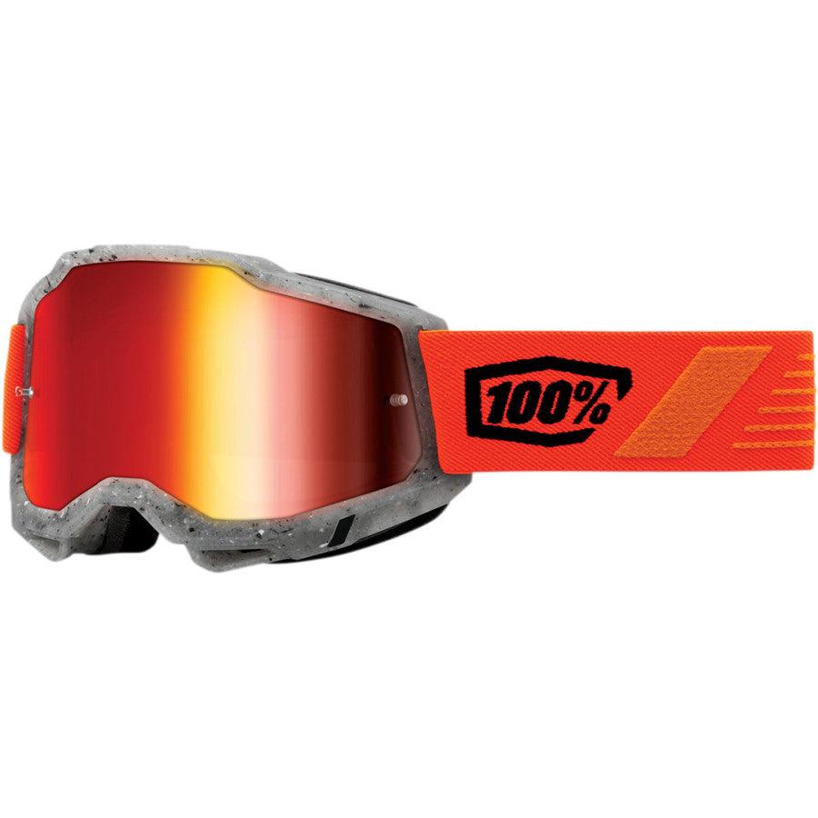 100% Accuri 2 Goggles - Schrute - Red Mirror