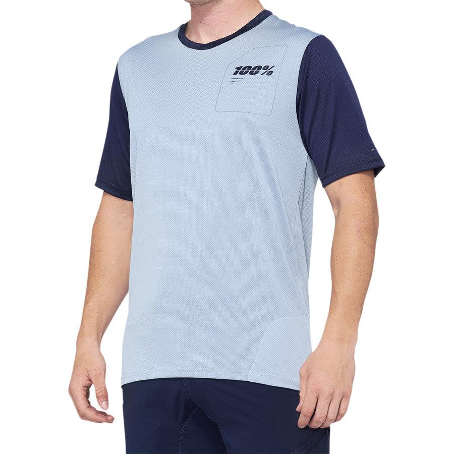 100% Ridecamp Jersey - Short-Sleeve - Blue/Navy
