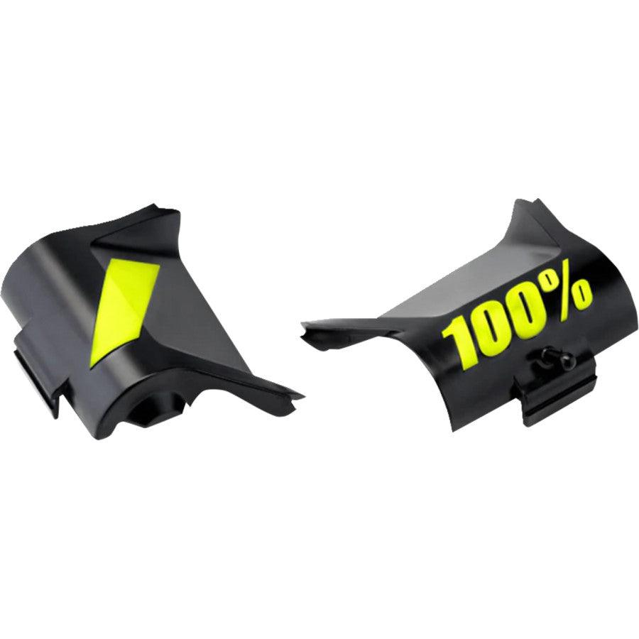 100% Forecast Goggles Canister Cover - Black/Fluo Yellow