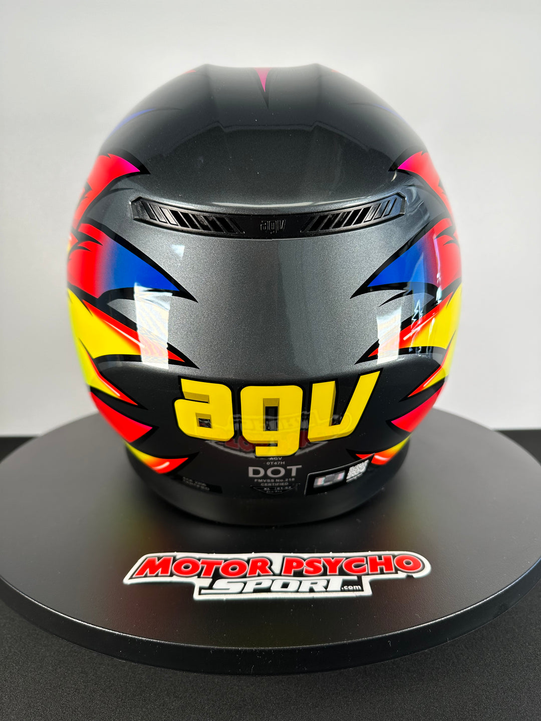 AGV K3 Helmet - Birdy 2.0 Gray/Yellow/Red