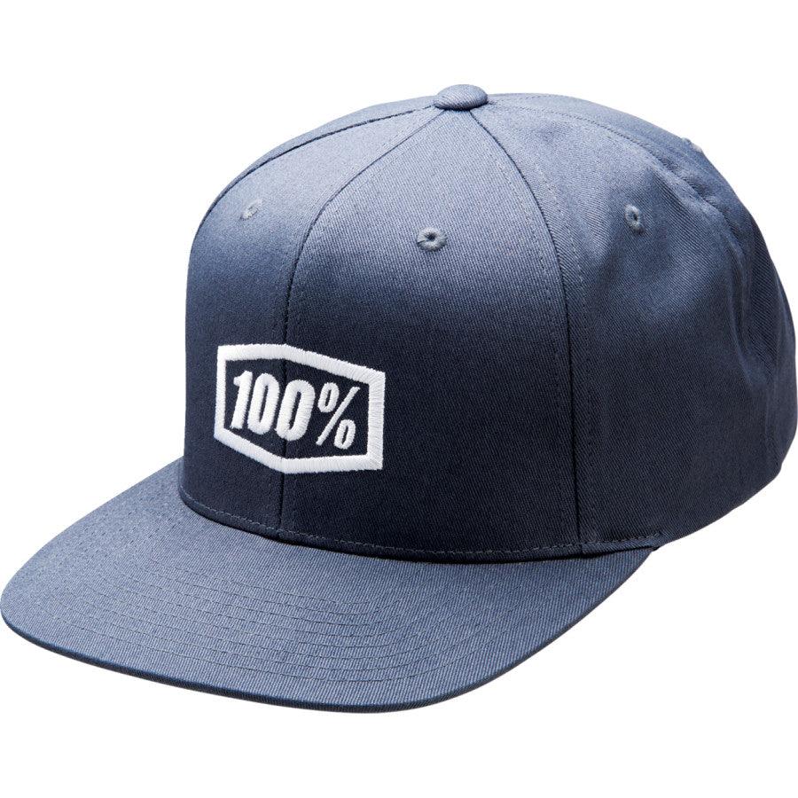100% Youth Icon Snapback Hat - Heather Charcoal