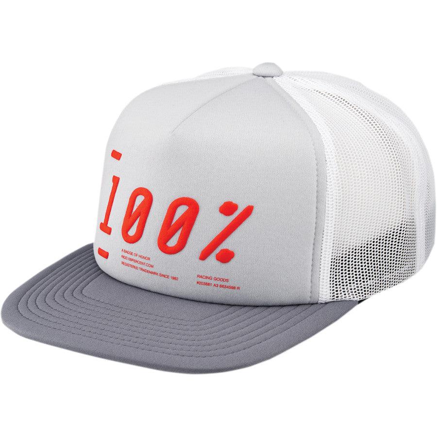 100% Transfer Hat - Gray