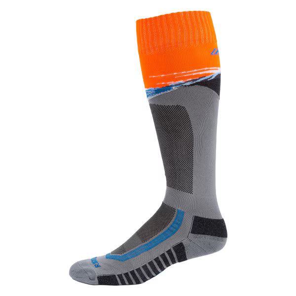 KLIM AGGRESSOR VENTED SOCK - TWOUALLY - BLACK - HI-VIS