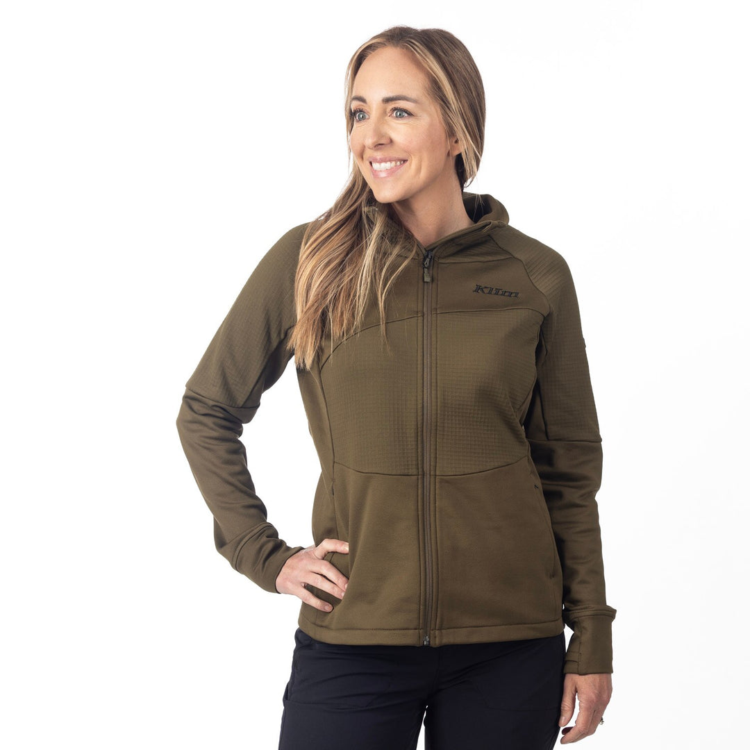 KLIM SWAN VALLEY FLEECE JACKET - DARK OLIVE