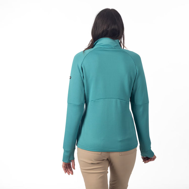 KLIM SWAN VALLEY FLEECE JACKET - GREEN-BLUE SLATE