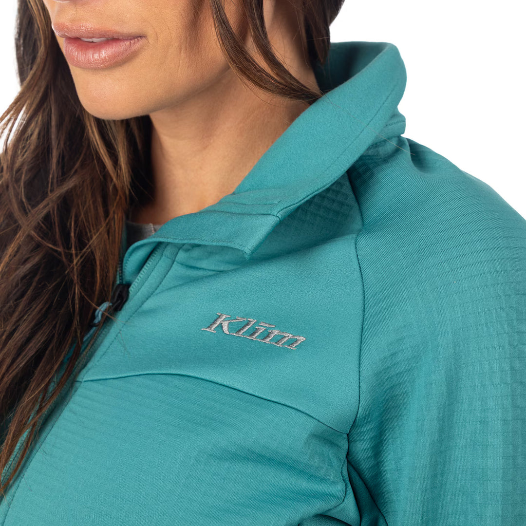 KLIM SWAN VALLEY FLEECE JACKET - GREEN-BLUE SLATE