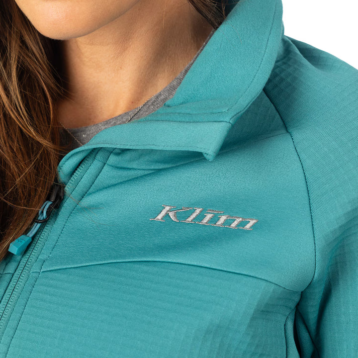 KLIM SWAN VALLEY FLEECE JACKET - GREEN-BLUE SLATE