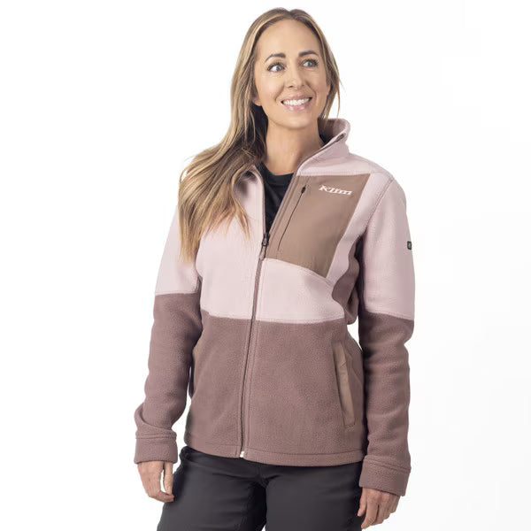 KLIM DARBY CANYON FLEECE JACKET - BURNISHED LILAC - TWILIGHT MAUVE