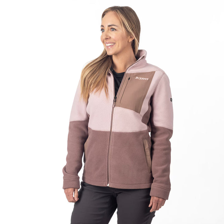 KLIM DARBY CANYON FLEECE JACKET - BURNISHED LILAC - TWILIGHT MAUVE