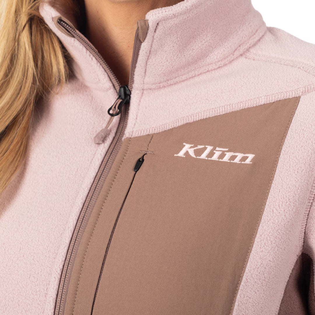 KLIM DARBY CANYON FLEECE JACKET - BURNISHED LILAC - TWILIGHT MAUVE
