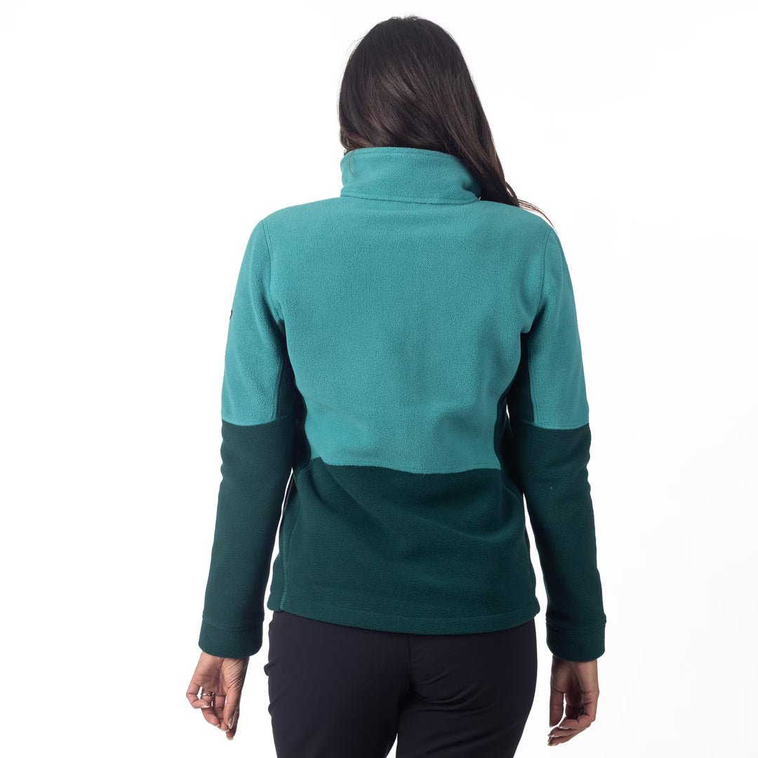 KLIM DARBY CANYON FLEECE JACKET - GREEN-BLUE SLATE - RAIN FOREST