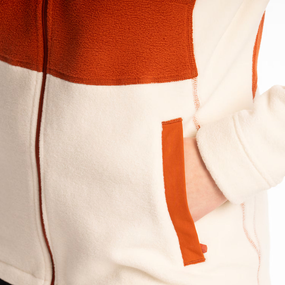 KLIM DARBY CANYON FLEECE JACKET - PAPYRUS - PICANTE