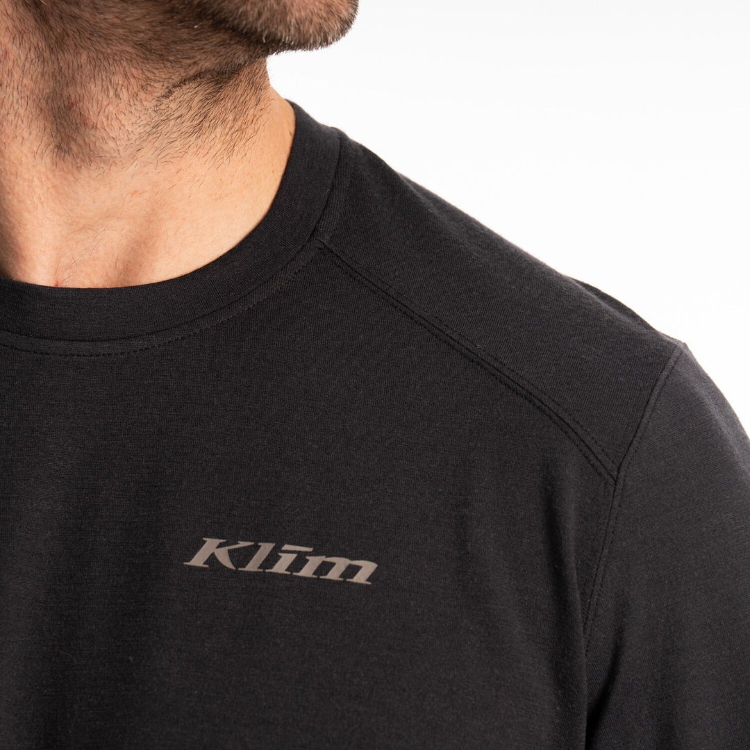 KLIM MESA FALLS WOOL LONG SLEEVE SHIRT - BLACK