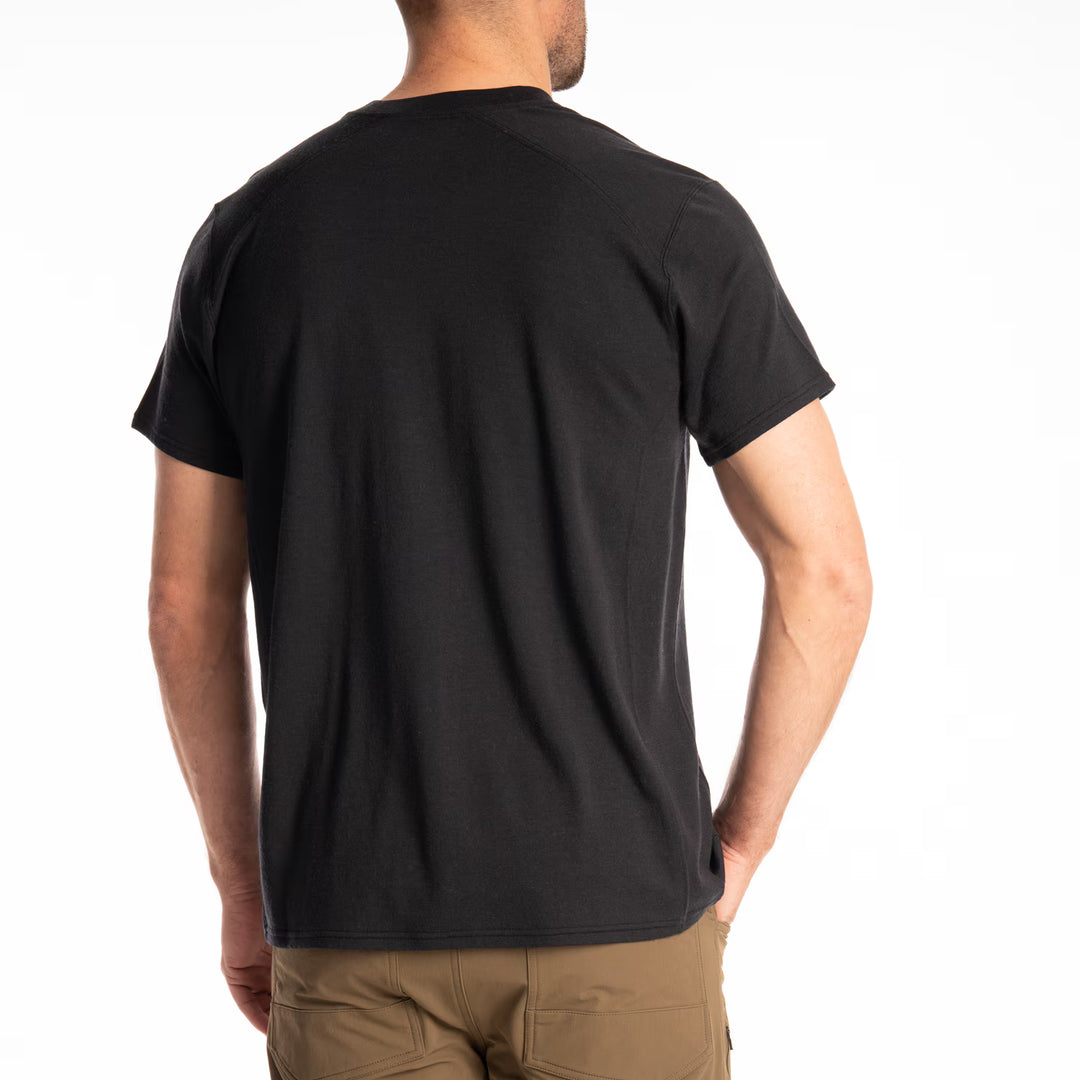 KLIM STATIC PEAK LONG SLEEVE SHIRT - BLACK