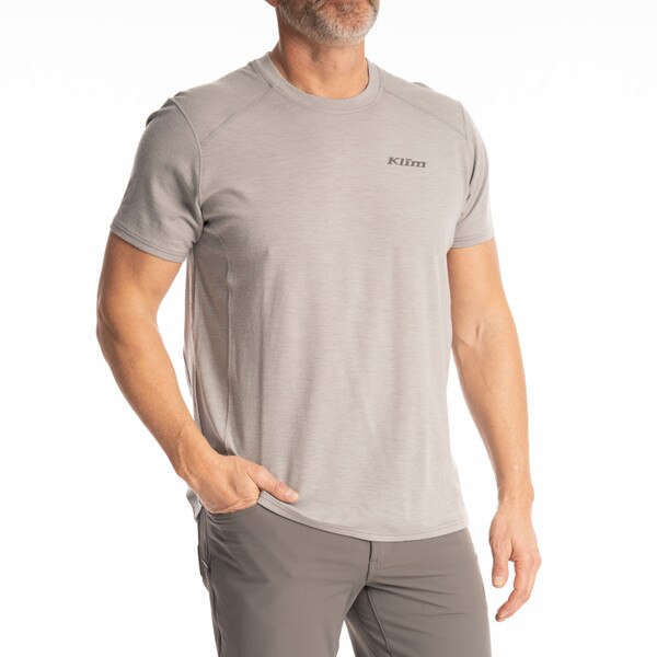 KLIM MESA FALLS WOOL SHIRT - MONUMENT