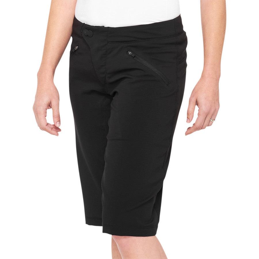 100% Women's Ridecamp Shorts - Black