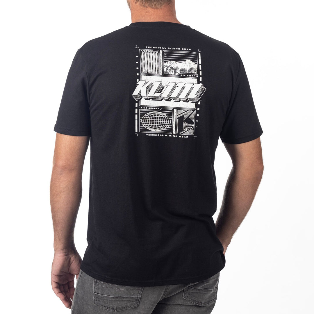 KLIM VISION TRI-BLEND TEE - BLACK - WHITE